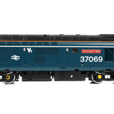 Bachmann 35-312 OO Gauge Class 37/0 Split Headcode 37069 'Thornaby TMD' BR Blue (White Stripe)