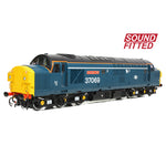 Bachmann 35-312SF OO Gauge Class 37/0 Split Headcode 37069 'Thornaby TMD' BR Blue (White Stripe)