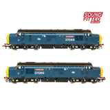 Bachmann 35-312SFX OO Gauge Class 37/0 Split H/C 37069 'Thornaby TMD' BR Blue (White Stripe)