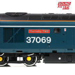 Bachmann 35-312SFX OO Gauge Class 37/0 Split H/C 37069 'Thornaby TMD' BR Blue (White Stripe)