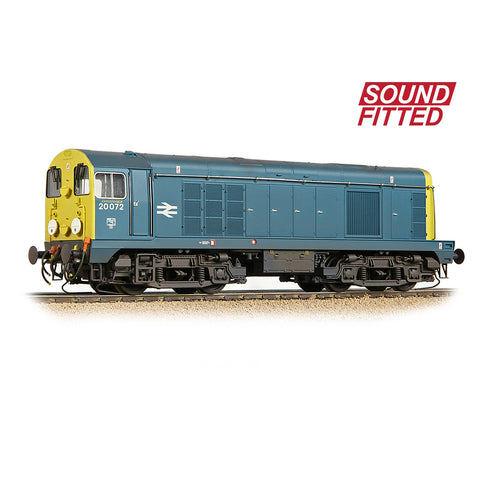 Bachmann 35-356SF OO Gauge Class 20/0 Disc Headcode 20072 BR Blue [W](DCC SOUND)