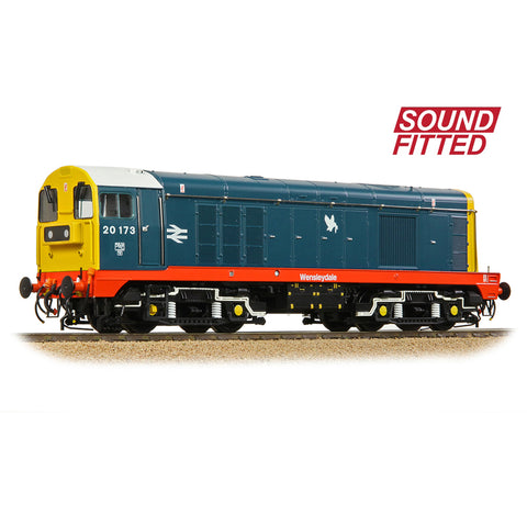 Bachmann 35-358SF OO Gauge Class 20/0 Headcode Box 20173 'Wensleydale' BR Blue (Red Solebar)