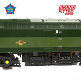 Bachmann 35-410ASFX OO Gauge Class 47/0 D1922 BR Two-Tone Green (Small Yellow Panels) SOUND FITTED DELUXE