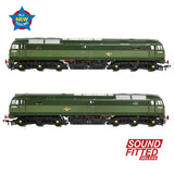 Bachmann 35-410ASFX OO Gauge Class 47/0 D1922 BR Two-Tone Green (Small Yellow Panels) SOUND FITTED DELUXE
