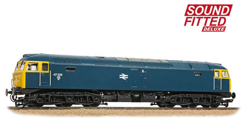 Bachmann 35-411ASFX OO Gauge Class 47/0 47226 BR Blue SOUND FITTED DELUXE