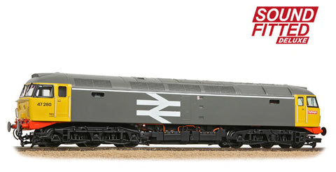Bachmann 35-416SFX OO Gauge Class 47/0 47280 BR Railfreight Grey SOUND FITTED DELUXE