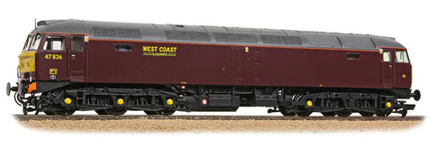 Bachmann 35-431 OO Gauge Class 47/4 47826 WCRC Maroon