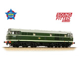Bachmann 35-801ASFX OO Gauge Class 30 D5617 BR Green (Late Crest)