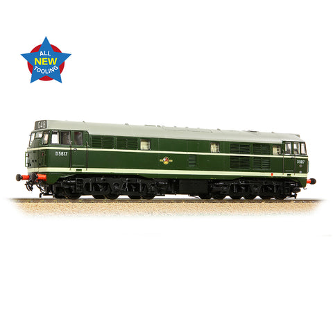Bachmann 35-801A OO Gauge Class 30 D5617 BR Green (Late Crest)