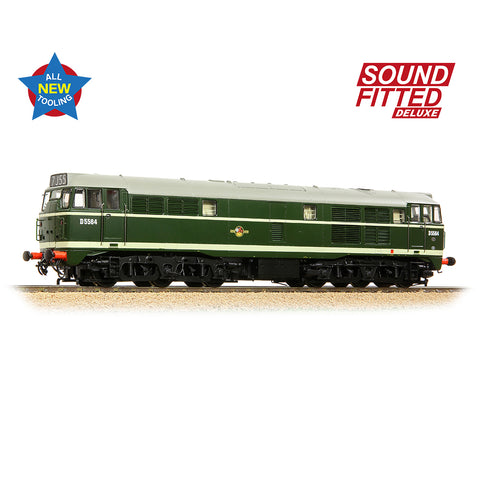 Bachmann 35-801SFX OO Gauge Class 30 D5564 BR Green (Late Crest)