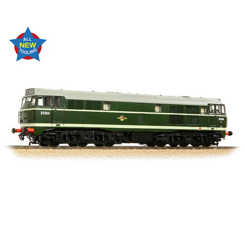 Bachmann 35-801 OO Gauge Class 30 D5564 BR Green (Late Crest)