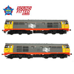 Bachmann 35-821SFX OO Gauge Class 31/1 31180 BR Railfreight (Red Stripe)