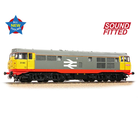Bachmann 35-821SF OO Gauge Class 31/1 31180 BR Railfreight (Red Stripe)