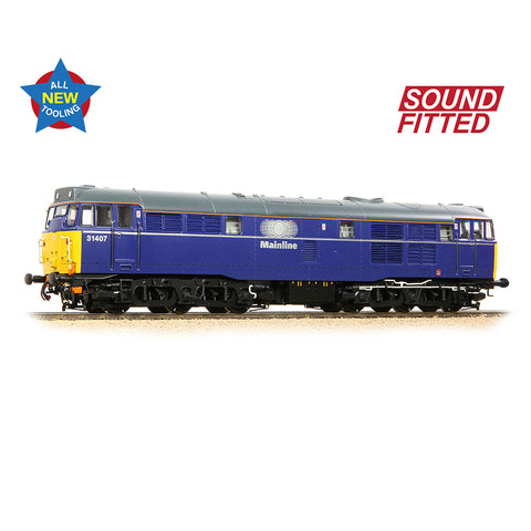 Bachmann 35-830SF OO Gauge Class 31/4 31407 Mainline Freight