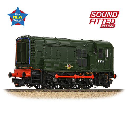 Bachmann 35-901SFX OO Gauge Class 08 D3785 BR Green (Late Crest)