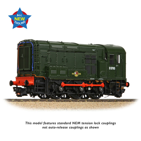 Bachmann 35-901 OO Gauge Class 08 D3785 BR Green (Late Crest)