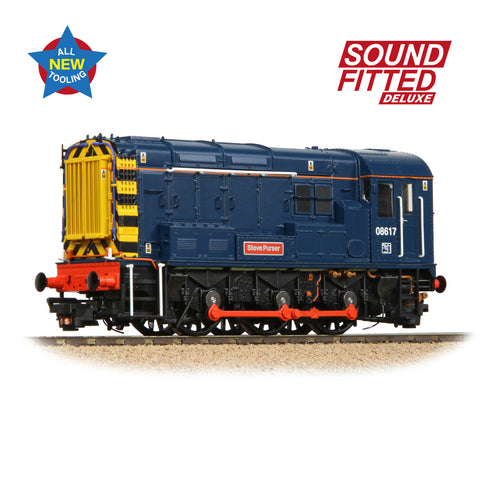 Bachmann 35-915SFX OO Gauge Class 08 08617 'Steve Purser' BR Blue
