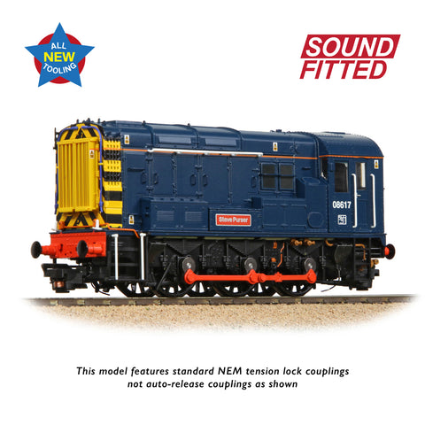 Bachmann 35-915SF OO Gauge Class 08 08617 'Steve Purser' BR Blue