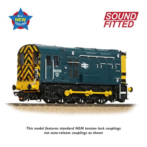Bachmann 35-921SF OO Gauge Class 09 09009 BR Blue (Wasp Stripes)