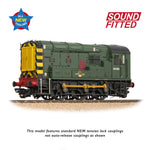 Bachmann 35-926SF OO Gauge Class 08 08923 BR Green (Wasp Stripes) [W]
