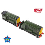 Bachmann 35-945SF OO Gauge Class 13 D4502 BR Green (Wasp Stripes) DCC SOUND