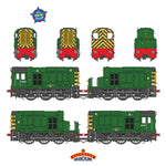 Bachmann 35-945 OO Gauge Class 13 D4502 BR Green (Wasp Stripes)