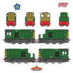 Bachmann 35-945SF OO Gauge Class 13 D4502 BR Green (Wasp Stripes) DCC SOUND