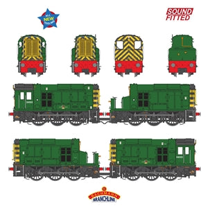 Bachmann 35-945SF OO Gauge Class 13 D4502 BR Green (Wasp Stripes) DCC SOUND