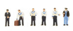 Bachmann 36-420 OO Gauge Midlands Pullman Stewards and Train Crew Figures