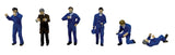 Bachmann 36-422 OO Gauge Mechanics/Garage Staff and Fitter Figures