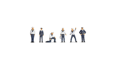 Noch 36046 N Gauge Sailors (6) Figure Set