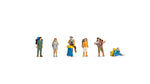 Noch 36247 N Gauge Backpackers (6) Figure Set