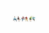 Noch 36540 N Gauge Seated People (6) Figure Set