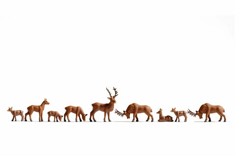 Noch 36730 N Gauge Deer (7) Figure Set