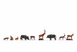 Noch 36745 N Gauge Forest Animals (12) Figure Set