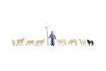 Noch 36748 N Gauge Shepherd & Sheep Figures Set