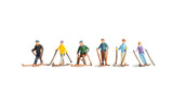 Noch 36828 N Gauge Skiers (6) Figure Set