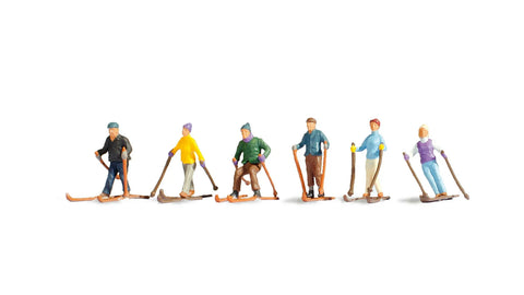 Noch 36828 N Gauge Skiers (6) Figure Set