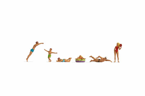 Noch 36849 N Gauge Bathers/Swimmers Figure Set
