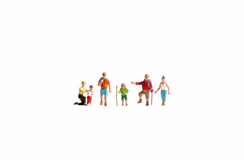 Noch 36870 N Gauge Hikers (6) Figure Set