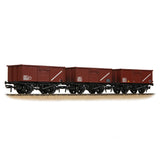 Bachmann 37-238A OO Gauge BR 16T Steel Mineral Top Flap Doors 3-Wagon Pack BR Bauxite (TOPS)