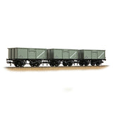 Bachmann 37-265 OO Gauge BR 16T Steel Mineral Top Flap Doors 3-Wagon Pack BR Grey (Early) [WL]