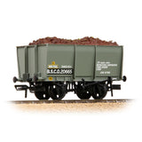 Bachmann 37-400B OO Gauge 16T Steel Slope-Sided Tippler Mineral Wagon BSC Grey [WL]