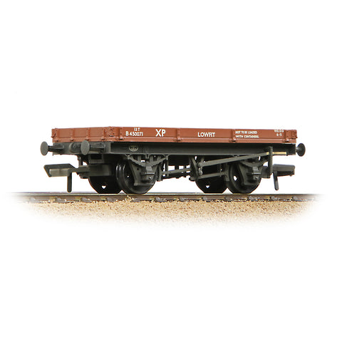 Bachmann 37-477E OO Gauge 1 Plank 'Lowfit' Wagon BR Bauxite (Early) [W]