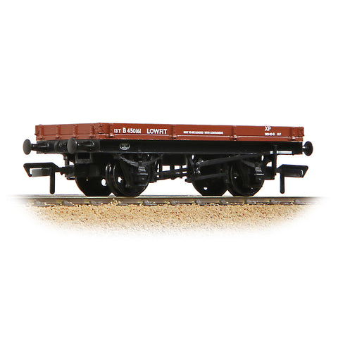 Bachmann 37-479B OO Gauge 1 Plank 'Lowfit' Wagon BR Bauxite (Late)