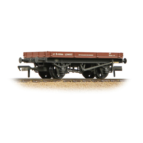 Bachmann 37-479C OO Gauge 1 Plank 'Lowfit' Wagon BR Bauxite (Late) [W]