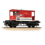 Bachmann 37-541 OO Gauge BR 20T Brake Van London Transport Barrier Vehicle Red & White