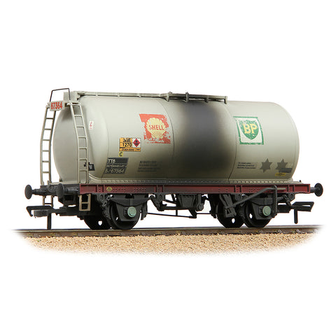 Bachmann 37-577C OO Gauge BR 45T TTA Tank Wagon Wagon 'Shell-BP' Grey [W]