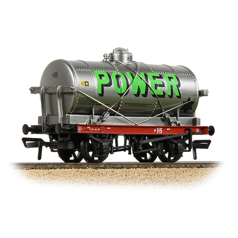 Bachmann 37-686 OO Gauge 14T Tank Wagon 'Power' Silver