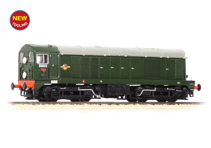 Graham Farish 371-030A N Gauge Class 20/0 Disc Headcode & Tablet Catcher D8032 BR Green (Late Crest)